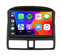 PLKEQS 8-Core [4G+64G] Android 14 Car Radio Navi for H-onda CRV(2002-2006) 9" Screen 2 Din Radio with Wireless Carplay Android Auto GPS Navigation FM RDS Bluetooth SWC DSP MIC+Camera,M100S