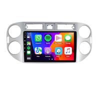 PLKEQS 8-Core [4G+64G] Android 14 Car Radio Navi for VW T-iguan(2010-2016) 9" Screen 2 Din Radio with Wireless Carplay Android Auto GPS Navigation FM RDS Bluetooth SWC DSP MIC+Camera,M150S