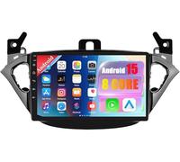 PLKEQS ,8Core(4G+64G),9 Inch Android 15 Car Stereo Radio for O-pel Corsa E 2015-2019, 8-Core 4G+64G Touch Screen Head Unit, Wireless Carplay Android Auto Bluetooth WiFi GPS FM with Backup Camera