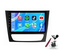 PLKEQS Android 14 Car Radio Navi for B-enz E-Class W211(2005-2010) 9 Inch Touchscreen Multimedia Player with Wireless Carplay GPS Navigation FM RDS Bluetooth 5G-WiFi SWC DSP,M150S