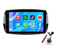 PLKEQS Android 14 Car Radio Navi for B-enz Smart(2016-2018) 9 Inch Touchscreen Multimedia Player with Wireless Carplay GPS Navigation FM RDS Bluetooth 5G-WiFi SWC DSP,M120S