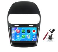 PLKEQS Android 14 Car Radio Sat Navi for D-odge Journey(2011-2020) 9 Inch Touchscreen Multimedia Player with Wireless Carplay GPS Navigation FM RDS Bluetooth 5G-WiFi SWC DSP,M300S