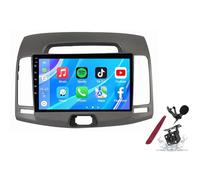 PLKEQS Android 14 Car Radio Sat Navi for H-yundai Elantra Korea(2007-2011) 9 Inch Touchscreen Multimedia Player with Wireless Carplay GPS Navigation FM RDS Bluetooth 5G-WiFi SWC DSP,M200S