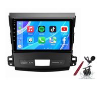 PLKEQS Android 14 Car Radio Sat Navi for M-itsubishi Outlander(2006-2012) 9 Inch Touchscreen Multimedia Player with Wireless Carplay GPS Navigation FM RDS Bluetooth 5G-WiFi SWC DSP,M120S