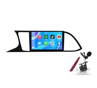 PLKEQS Android 14 Car Radio Sat Navi for S-eat Leon(2012-2018) 9 Inch Touchscreen Multimedia Player with Wireless Carplay GPS Navigation FM RDS Bluetooth 5G-WiFi SWC DSP,M200S
