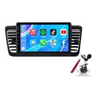 PLKEQS Android 14 Car Radio Sat Navi for S-ubaru Legacy(2004-2009) 9 Inch Touchscreen Multimedia Player with Wireless Carplay GPS Navigation FM RDS Bluetooth 5G-WiFi SWC DSP,M100S
