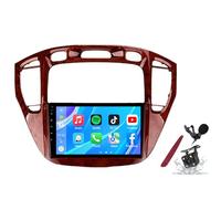 PLKEQS Android 14 Car Radio Sat Navi for T-oyota Highlander(2000-2007) 9 Inch Touchscreen Multimedia Player with Wireless Carplay GPS Navigation FM RDS Bluetooth 5G-WiFi SWC DSP,M500S