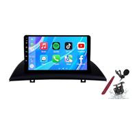 PLKEQS Android 14 Car Radio Stereo for B-MW X3 E83(2004-2012) 9" Touchscreen Multimedia Player with Wireless Carplay GPS Navigation FM RDS Bluetooth 5G-WiFi SWC DSP,M100S