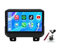 PLKEQS Android 14 Car Radio Stereo for J-eep Wrangler JL/Gladiator JT(2018-2023) 9" Touchscreen Multimedia Player with Wireless Carplay GPS Navigation FM RDS Bluetooth 5G-WiFi SWC DSP,M100S