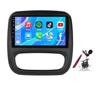 PLKEQS Android 14 Car Radio Stereo for O-pel Vivaro B/R-enault Trafic 3(2014-2021) 9" Touchscreen Multimedia Player with Wireless Carplay GPS Navigation FM RDS Bluetooth 5G-WiFi SWC DSP,M700S