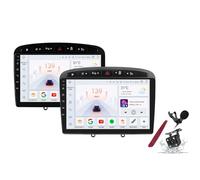 PLKEQS Android 14 Car Radio Stereo for P-eugeot 308 308SW(2007-2015) 9" Touchscreen Multimedia Player with Wireless Carplay GPS Navigation FM RDS Bluetooth 5G-WiFi SWC DSP,M300S