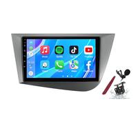 PLKEQS Android 14 Car Radio Stereo for S-eat Leon 2 MK2(2005-2012) 9" Touchscreen Multimedia Player with Wireless Carplay GPS Navigation FM RDS Bluetooth 5G-WiFi SWC DSP,M400S
