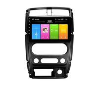 PLKEQS Android 14 Car Stereo Navi for S-uzuki Jimny(2007-2012) 9" QLED Screen Car Radio with Wireless Carplay Android Car GPS Navigation with BT5.0 HIFI FM 5G-WiFi SWC RDS MIC,M120S