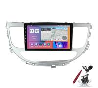 PLKEQS Android 15 Car Radio for H-yundai Rohens Genesis(2008-2013) Stereo Replacement Head Unit 9 Inch 2K QLED Screen Multimedia Player with Carplay Sat GPS Navi BT 5G WiFi SWC,K1 Pro