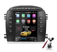 PLKEQS Android 15 Car Radio Navi for J-aguar S-TYPE 2004 2005 9.7" Vertical Android Head Unit Car Multimedia Player with Carplay Carplay GPS Navigation HIFI BT 5G WiFi SWC MIC DSP,8G+128G