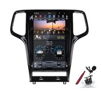 PLKEQS Android 15 Car Radio Navi for J-eep Grand Cherokee 2010-2013 13.6" Android Head Unit Car Multimedia Player with Carplay GPS Navigation HIFI BT 5G WiFi SWC MIC DSP,4G+64G