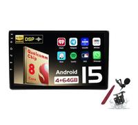 PLKEQS Android 15 Car Radio Sat Navi for A-udi A4(2000-2009) 9 Inch Head Unit Tablet Pad Multimedia Player with Wireless Carplay Android Auto GPS Navigation FM RDS BT 5G-WiFi SWC DSP,M400S