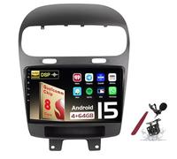 PLKEQS Android 15 Car Radio Sat Navi for D-odge Journey(2011-2020) 9 Inch Touchscreen Multimedia Player with Wireless Carplay GPS Navigation FM RDS Bluetooth 5G-WiFi SWC DSP,M300S