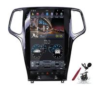 PLKEQS Android 15 Car Radio Sat Navi for J-eep Grand Cherokee 2014-2019 13.6" Android Head Unit Multimedia Player with Carplay GPS Navigation HIFI BT 5G WiFi SWC MIC DSP,4G+64G