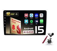 PLKEQS Android 15 Car Radio Sat Navi for L-ADA Granta(2011-2018) 9 Inch Touchscreen Multimedia Player with Wireless Carplay GPS Navigation FM RDS Bluetooth 5G-WiFi SWC DSP,M700S