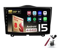 PLKEQS Android 15 Car Radio Sat Navi for L-ADA Granta(2018-2023) 9 Inch Touchscreen Multimedia Player with Wireless Carplay GPS Navigation FM RDS Bluetooth 5G-WiFi SWC DSP,M400S