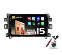 PLKEQS Android 15 Car Radio Sat Navi for N-issan Navara NP300(2011-2016) 9 Inch Touchscreen Multimedia Player with Wireless Carplay GPS Navigation FM RDS Bluetooth 5G-WiFi SWC DSP,M600S