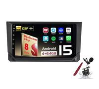 PLKEQS Android 15 Car Radio Sat Navi for S-eat Ibiza(2017-2020) 9 Inch Touchscreen Multimedia Player with Wireless Carplay GPS Navigation FM RDS Bluetooth 5G-WiFi SWC DSP,M600S