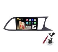 PLKEQS Android 15 Car Radio Sat Navi for S-eat Leon 3(2013-2018) 9 Inch Head Unit Tablet Pad Multimedia Player with Wireless Carplay Android Auto GPS Navigation FM RDS BT 5G-WiFi SWC DSP,M700S