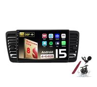 PLKEQS Android 15 Car Radio Sat Navi for S-ubaru Legacy Outback(2003-2009) 9 Inch Touchscreen Multimedia Player with Wireless Carplay GPS Navigation FM RDS Bluetooth 5G-WiFi SWC DSP,M150S