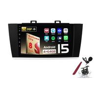 PLKEQS Android 15 Car Radio Sat Navi for S-ubaru Legacy/Outback(2015-2018) 9 Inch Touchscreen Multimedia Player with Wireless Carplay GPS Navigation FM RDS Bluetooth 5G-WiFi SWC DSP,M150S