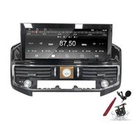 PLKEQS Android 15 Car Radio Sat Navi for T-oyota Land Cruiser LC200(2016-2021) 12.3" Android Head Unit Car Multimedia Player with Carplay GPS Navigation HIFI BT 5G WiFi SWC MIC DSP,8G+128G