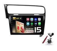 PLKEQS Android 15 Car Radio Sat Navi for VW G-olf 7(2011-2021) 9 Inch Touchscreen Multimedia Player with Wireless Carplay GPS Navigation FM RDS Bluetooth 5G-WiFi SWC DSP,M400S