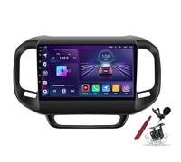 PLKEQS Android 15 Car Stereo Radio for F-iat Toro(2017-2020) 9inch 2K Touchscreen 2000 * 1200 Android Head Unit Multimedia Player with Carplay GPS Navi BT 5G WiFi DSP SWC,K1 Pro