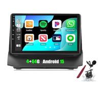 PLKEQS Android 15 Car Stereo Radio for F-ord Fiesta(2009-2014) 9inch 2K Touchscreen 2000 * 1200 Android Head Unit Multimedia Player with Carplay GPS Navi BT 5G WiFi DSP SWC,K1 Pro Plus