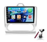 PLKEQS Android 15 Car Stereo Radio for F-ord Focus Exi MT 2 3 Mk2/Mk3(2004-2011) 9" 2K Screen Android Head Unit Multimedia Player with Carplay GPS Navi BT 5G WiFi DSP SWC,K3 Pro Plus