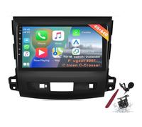 PLKEQS Android 15 Car Stereo Radio for M-itsubishi Outlander(2006-2015) 9inch 2K Touchscreen 2000 * 1200 Android Head Unit Multimedia Player with Carplay GPS Navi BT 5G WiFi DSP SWC,Y1