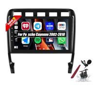 PLKEQS Android 15 Car Stereo Radio for P-orsche Cayenne(2003-2010) 9inch 2K Touchscreen Android Head Unit Multimedia Player with Carplay GPS Navi BT 5G WiFi DSP SWC,K2 Pro Plus