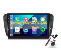 PLKEQS Android 15 Car Stereo Radio for S-eat Ibiza(2009-2013) 9inch 2K Touchscreen 2000 * 1200 Android Head Unit Multimedia Player with Carplay GPS Navi BT 5G WiFi DSP SWC,Y3