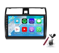 PLKEQS Android 15 Car Stereo Radio for S-uzuki Swift(2003-2010) 9inch 2K Touchscreen Android Head Unit Multimedia Player with Wireless Carplay GPS Navi BT 5G WiFi DSP SWC,Y2