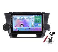 PLKEQS Android 15 Car Stereo Radio for T-oyota Highlander(2007-2013) 9inch 2K Touchscreen 2000 * 1200 Android Head Unit Multimedia Player with Carplay GPS Navi BT 5G WiFi DSP SWC,K2 Pro