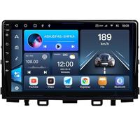 PLKEQS ,Core(3G+32G),9 Inch Android 15 Car Stereo for K-ia RIO YB KX Cross Stonic 2017-2022, 4 Core 1G+32G Touch Screen Wireless Carplay Android Auto Bluetooth WiFi GPS FM Backup Camera