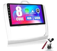 PLKEQS K1 Pro Plus, 4+64G Android 15 Car Stereo for F-ord Focus Mk2 Mk3 Exi MT 2004-2011, 9" 2K Double Din Touch Screen, GPS Bluetooth WiFi DSP RDS SWC Rear Camera