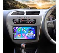 PLKEQS K3 Pro Plus, Android 15 Car Stereo for S-eat Leon MK2 2005-2013, 9 Inch 2K Touch Screen, CarPlay Android Auto, GPS Navi, Bluetooth, WiFi, FM/RDS, DSP, SWC, MIC, Backup Camera