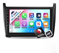 PLKEQS Qualcomm 8-Core Android 15 Car Stereo for VW P-olo 2011 2012 2013 2014 2015 2016 4+64GB 9 Inch Touchscreen Car Radio Carplay Android Auto GPS WiFi BT FM RDS DSP Camera,K2 Pro