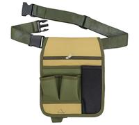 Plkjiu Adjustable Garden Tool Belt Bag with 6 Pockets - Professional Tool Belts for Men & Women, Garden Tool Belt for Carpenters & Builders, Gardening Essentials & Gardening Gifts for Men