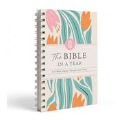 Plkjiu The Bible in A Year: 52-Week Study Through God's Word | Spiral-Bound Women's Bible Study Guide | A4 Size Weekly Devotional Plan for Personal or Group Study