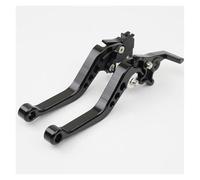 PLKPVHVZNM Brake Clutch Disc Brake Lever Left Drum Clutch Adjustable 6X CNC Aluminum Motorcycle Hand Lever Motorcycles Universal Clutch Brake(Black 1 Pair)