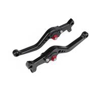 PLKPVHVZNM Brake Clutch for Piaggio for GILERA for MP3 125/250/300/ for Brembo Motorcycle Control Handles Left Right Tie Rod Short Brake Levers Clutch Brake(Black)