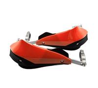 PLKPVHVZNM Motorcycle Hand Guard for Suzuki 1Pair 22mm 25mm 28mm Universal Motorcycle Hand HandlebarGuards Dirt Bike Handguard Handle Bar Protection Shield Motorcycle(Orange)