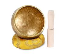PLKTCM Handmade Nepal Buddha Sound Bowl Brass Yoga Singing Bowl Meditation Chanting Bowl Nepal Singing Bowl